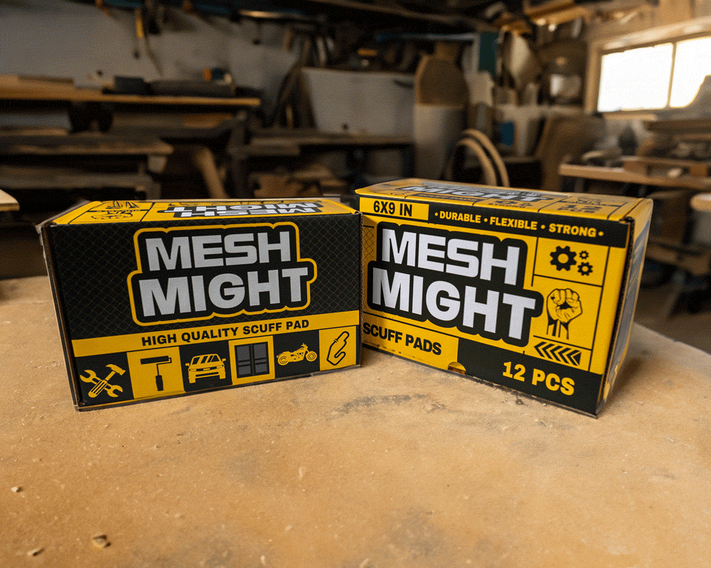 MeshMight brand story - premium abrasives with Canadian quality control